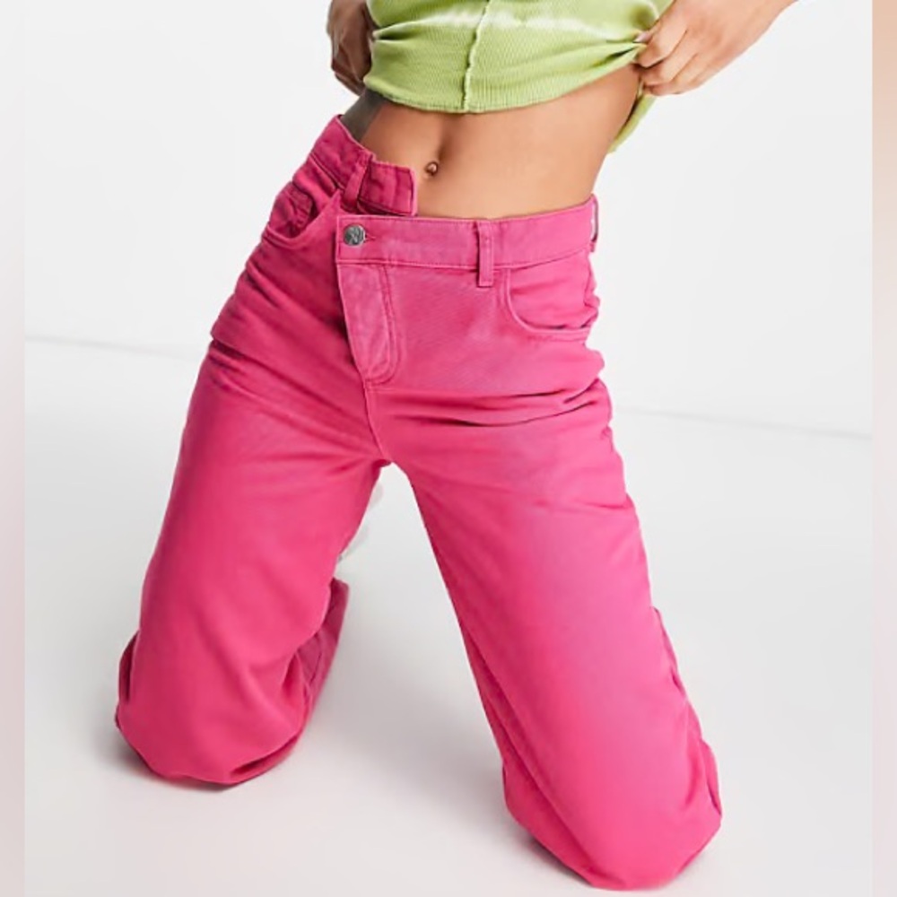 RECLAIMED VINTAGE Stepped Waistband Jeans